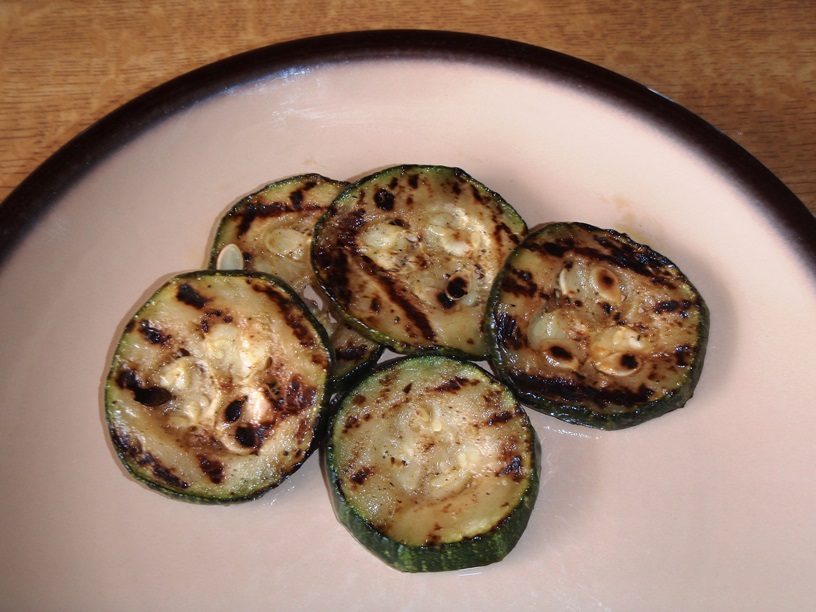 Griddled Courgettes mmmmmh!