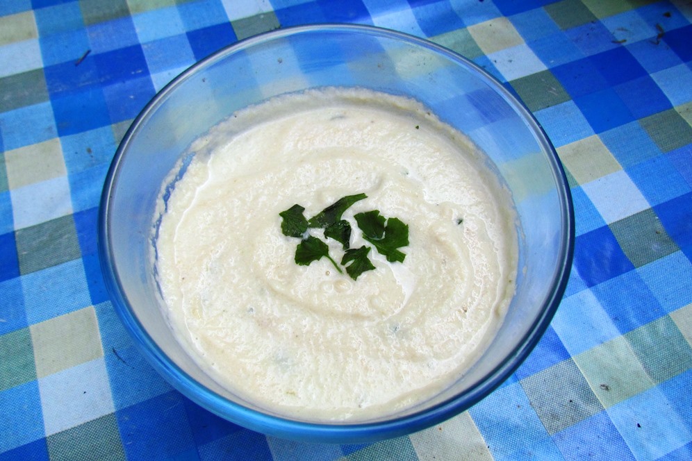 Courgette Humus Dip