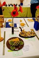 Sculpted beeswax exhibit