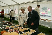 ...and tells the Queen a potato joke.